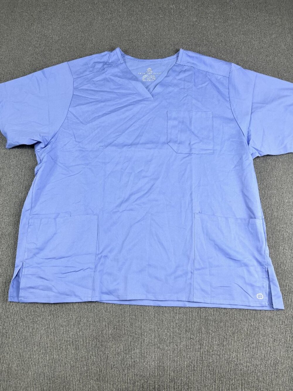 WonderWink Mens Premiere Flex Modern Fit 2XL V-Neck Scrub Top NWOT